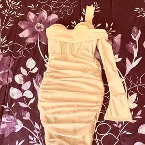 Oh Polly- Ingenue Corset Midi Dress